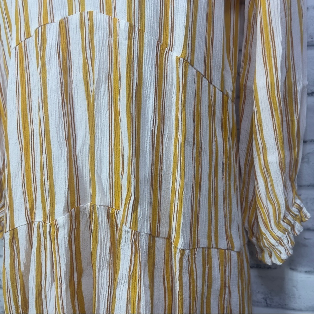 Faithfull the Brand LeGallion Azure Striped Tunic Dress 4 - Picture 4 of 11